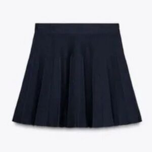 NWT Zara knit pleat mini